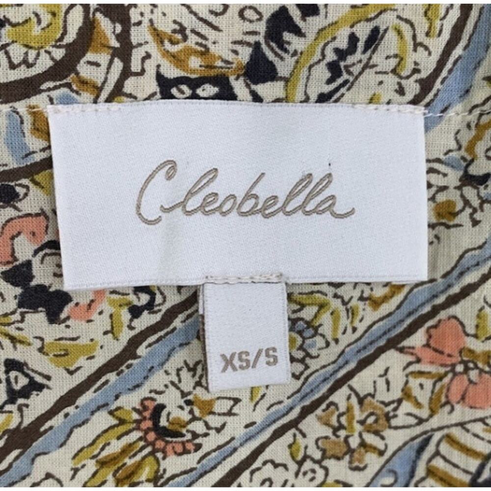 CLEOBELLA Kaleidoscope Wrap oversized Kimono Lightweight Cardigan paisley XS/S - Picture 3 of 6